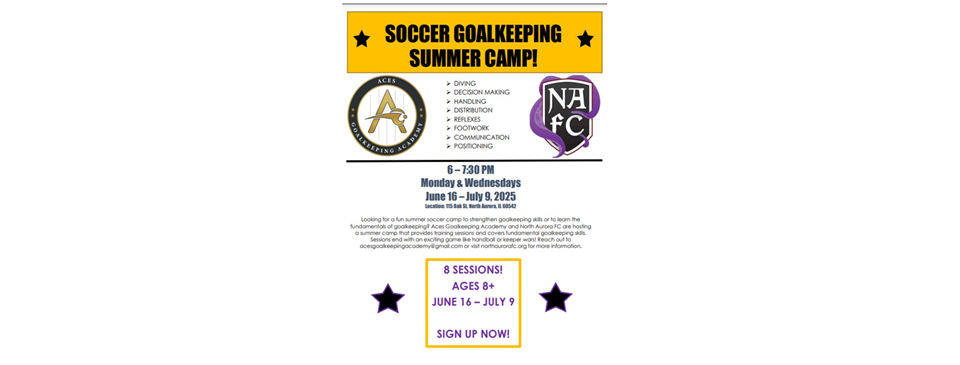NAFC & ACE Goalkeeping!